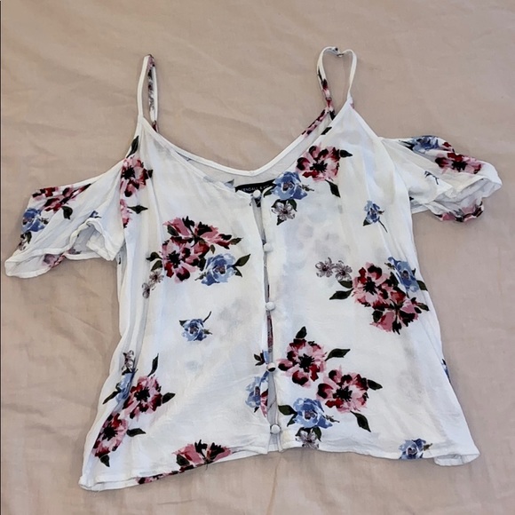 Kendall & Kylie Floral Tank top w/ Sleeves, Small - Picture 1 of 3